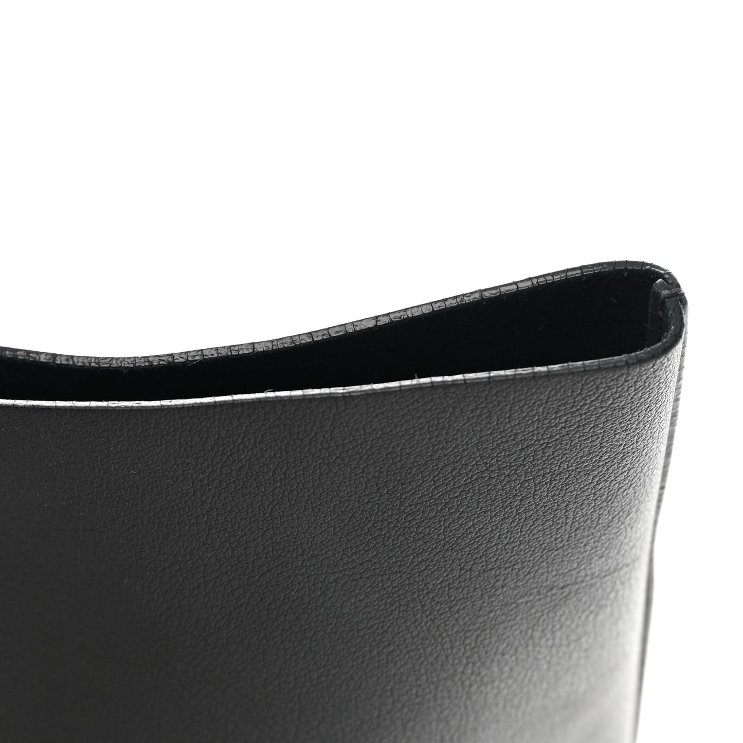 Calfskin Large Shopping Tote Black