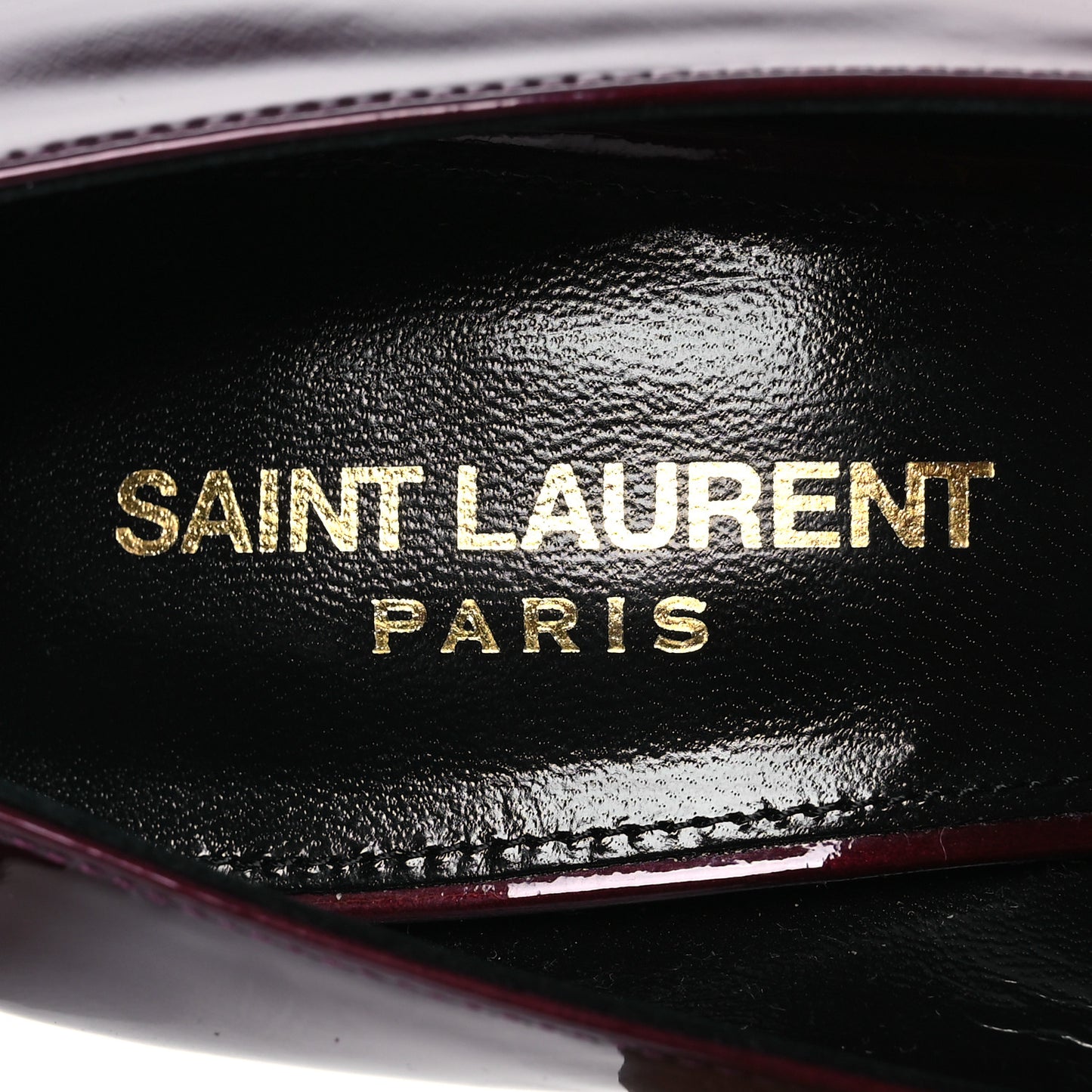 Patent Severine Pumps 38 Deep Bordeaux