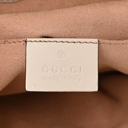 Gucci Calfskin Matelasse GG Marmont Flap Backpack White 6 of 11