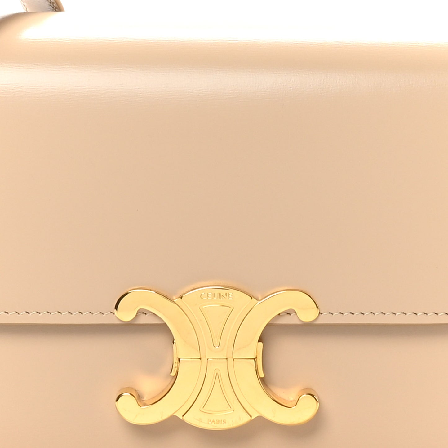 Shiny Calfskin Teen Triomphe Nude