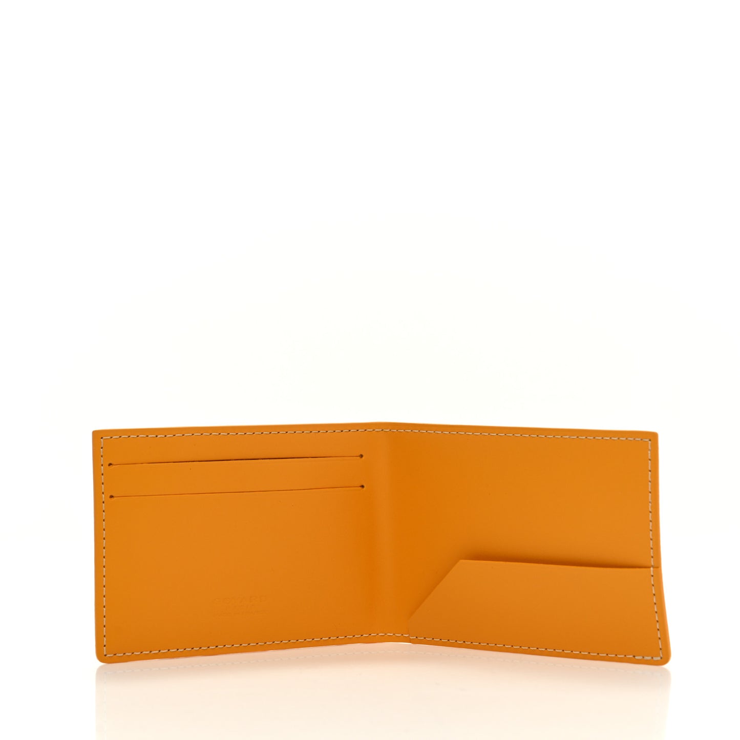 Goyardine Bi-Fold Victoire PM Wallet Yellow