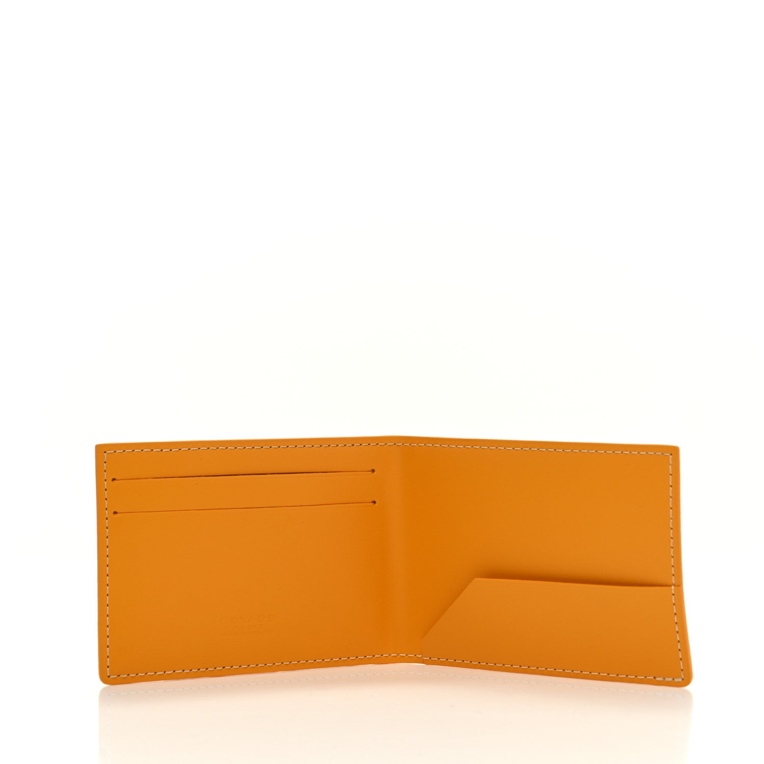 Goyard Goyardine Bi-Fold Victoire PM Wallet Yellow 4 of 8