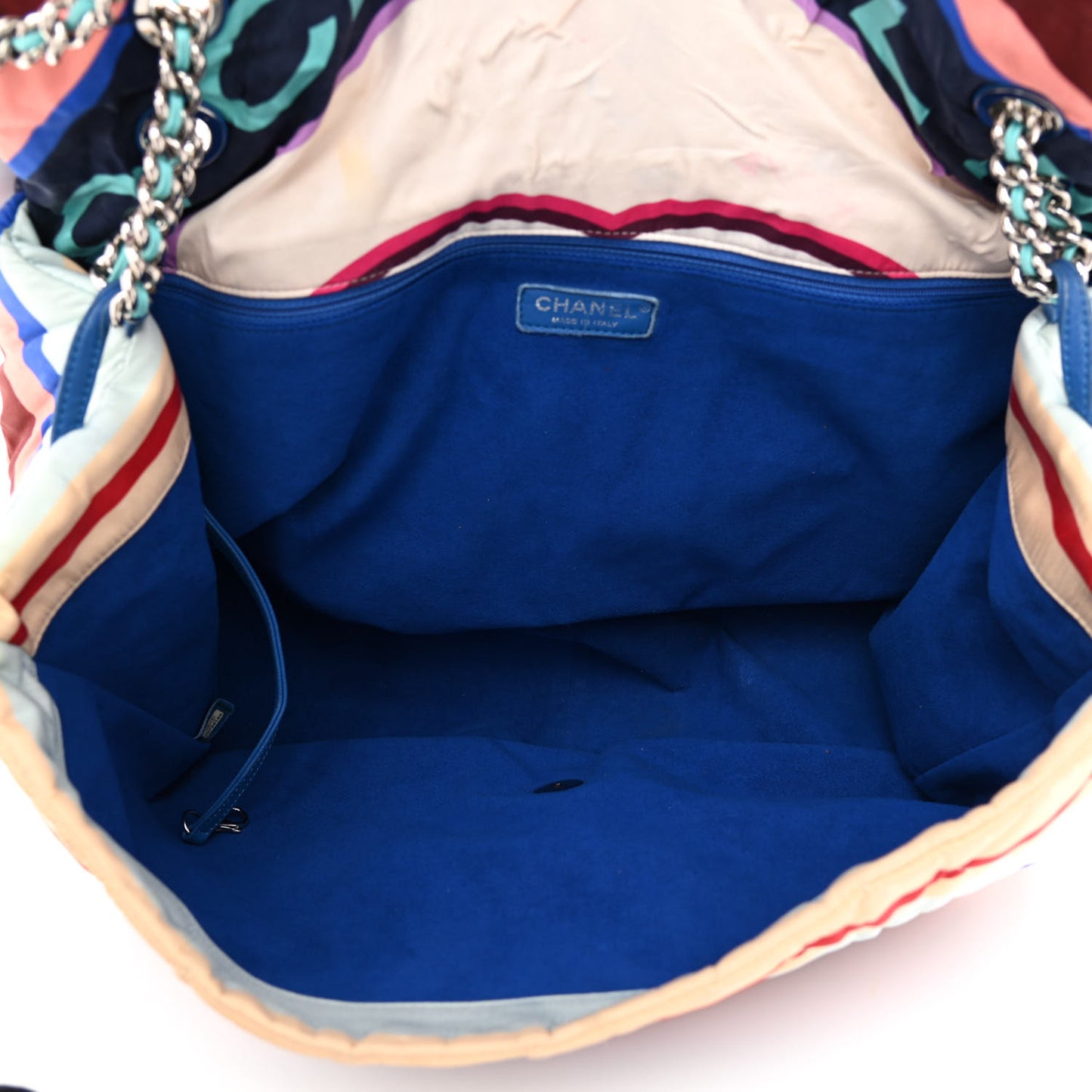 Fabric Quilted Printed XXL Flap Multicolor