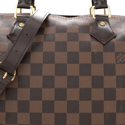 Louis Vuitton Damier Ebene Speedy Bandouliere 30 8 of 13