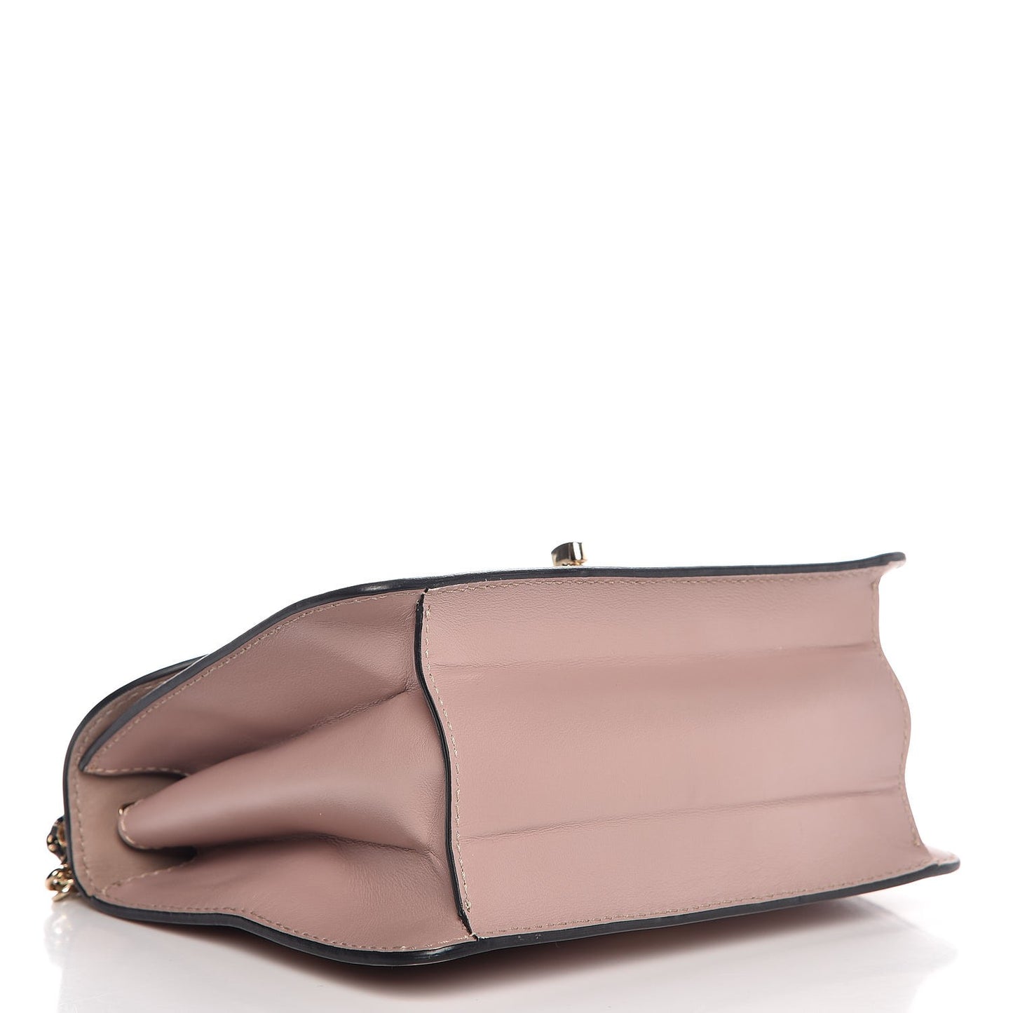 Calfskin Panther Shoulder Bag Poudre