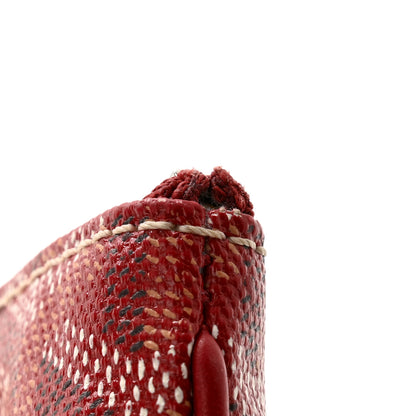 Goyard Goyardine Mini Senat Pochette Red 8 of 8