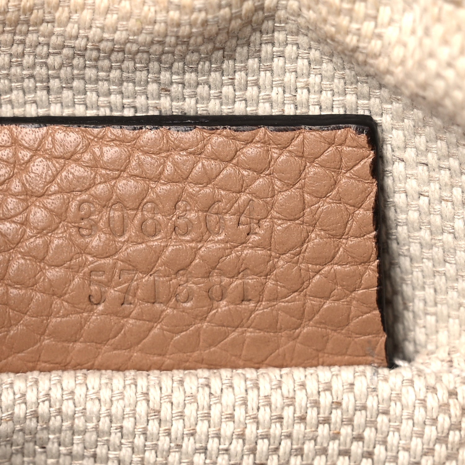 Gucci Pebbled Calfskin Small Soho Disco Bag Rose Beige 7 of 12
