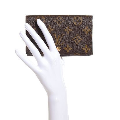Louis Vuitton Monogram Porte-Monnaie Billets Tresor Wallet 2 of 7
