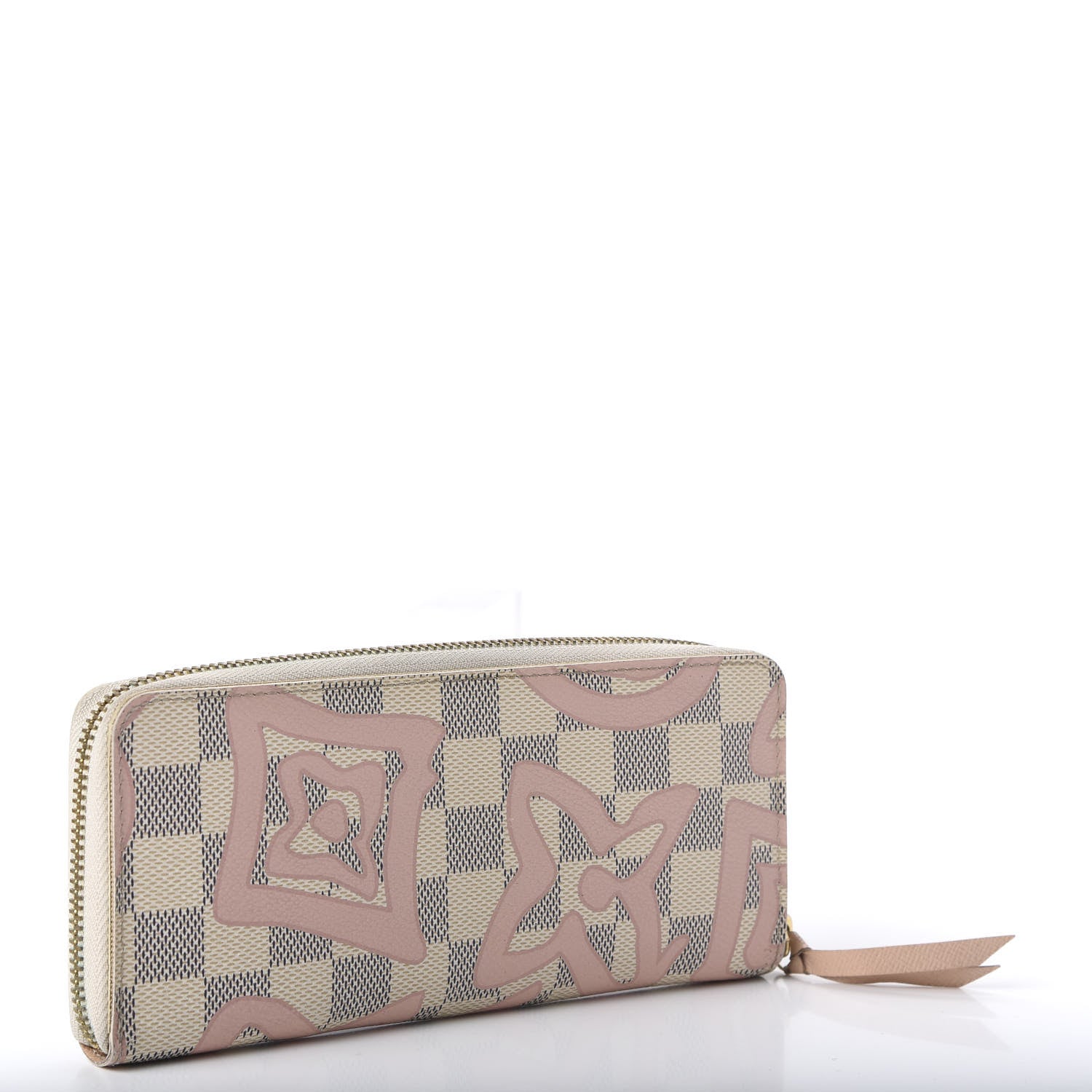 Louis Vuitton Damier Azur Tahitienne Clemence Wallet 3 of 9