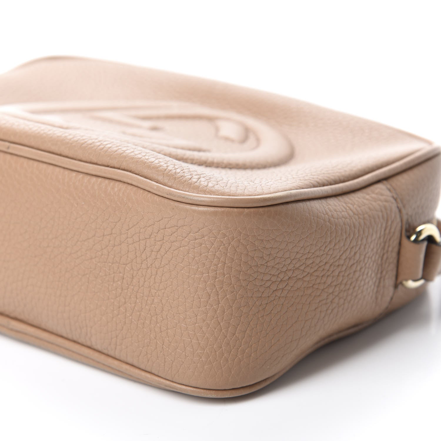 Gucci Pebbled Calfskin Small Soho Disco Bag Rose Beige 7 of 11