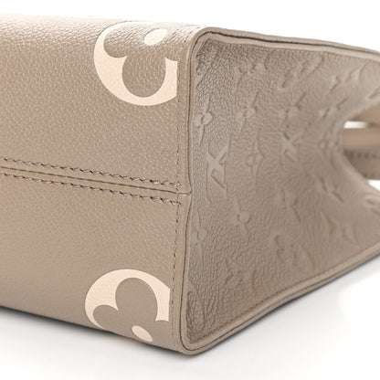 Louis Vuitton Empreinte Monogram Giant Onthego PM Tourterelle Creme 10 of 10