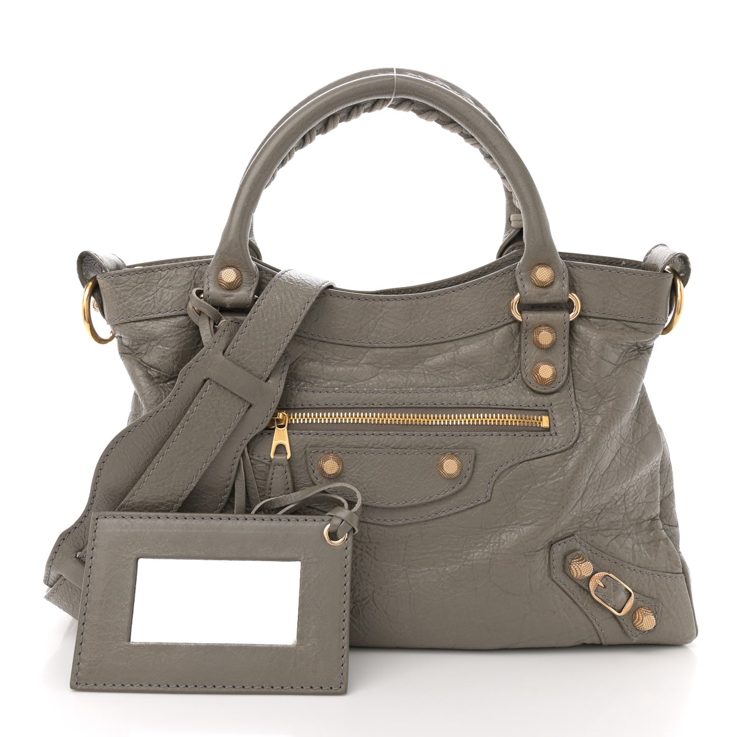 Agneau Giant 12 Gold Hardware Town Beige Liege