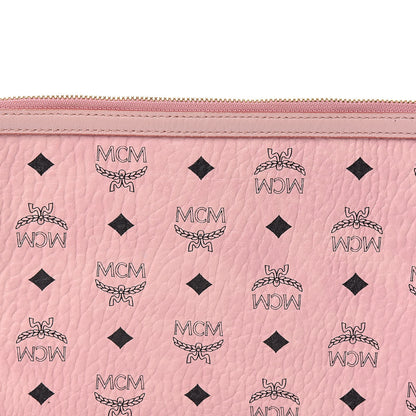 MCM Viseto Stark Wristlet Pouch Pink 10 of 10