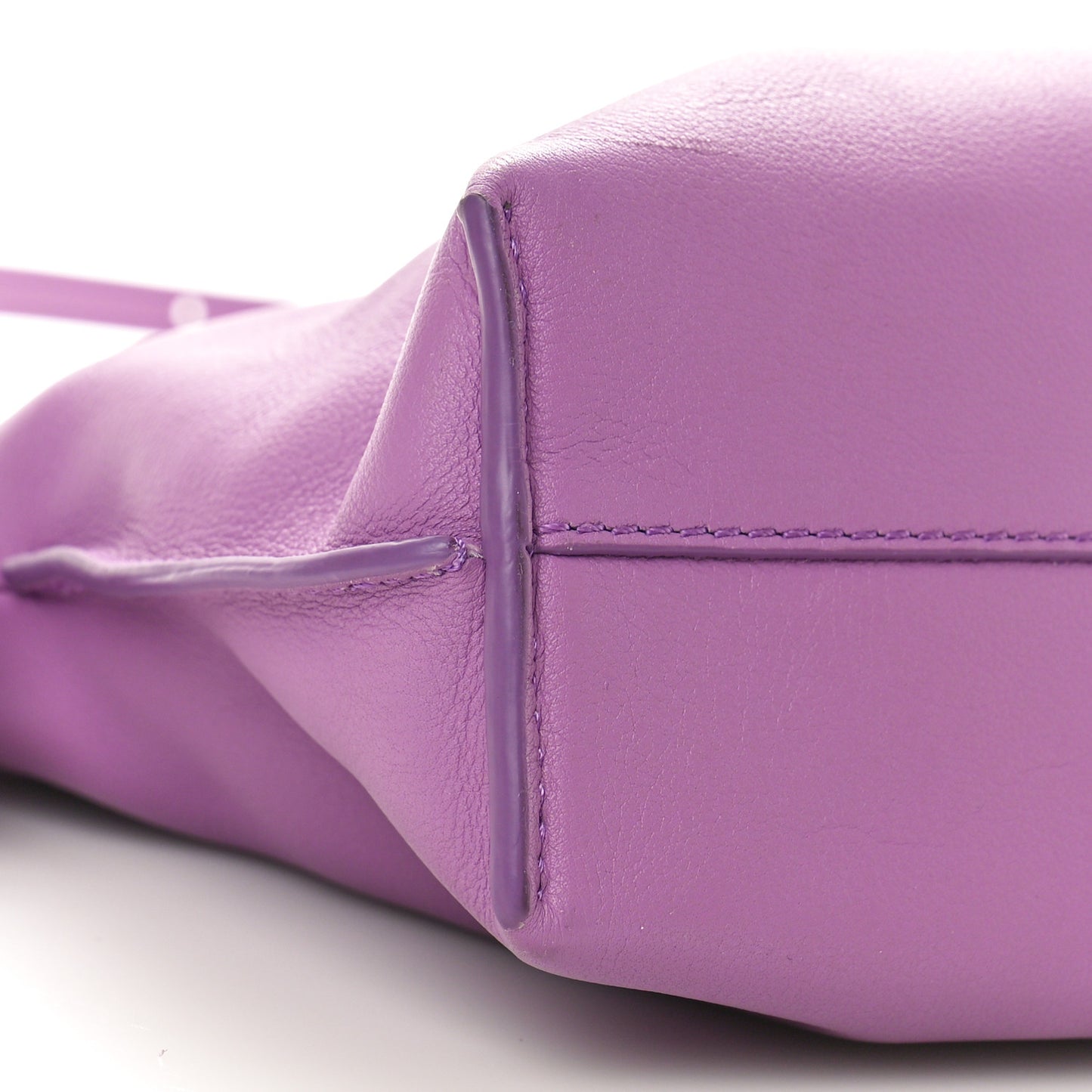 Calfskin Mini Flamenco Knot Bag Purple