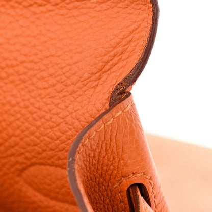 Hermes Togo Kelly Retourne 35 Orange 12 of 13
