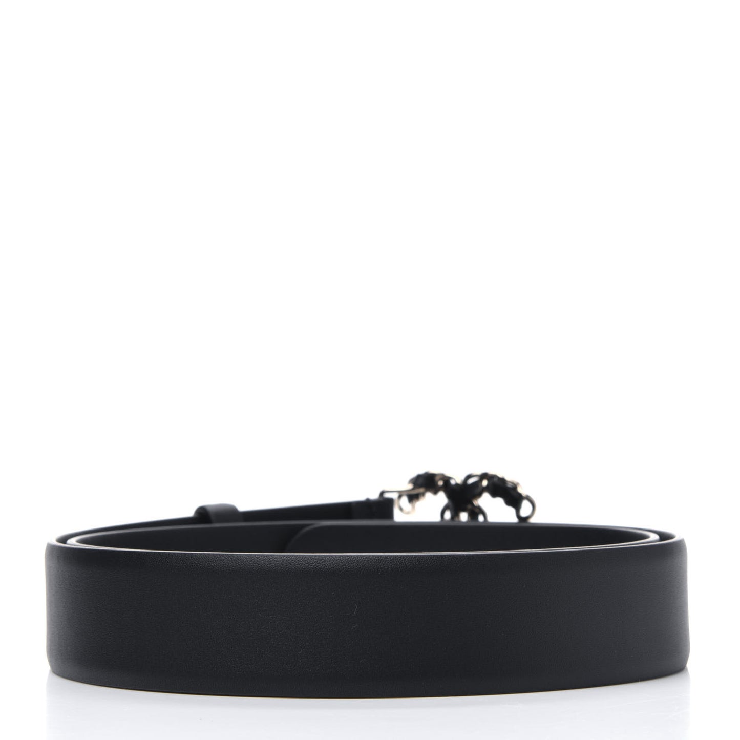 Lambskin CC Chain Belt 85 34 Black