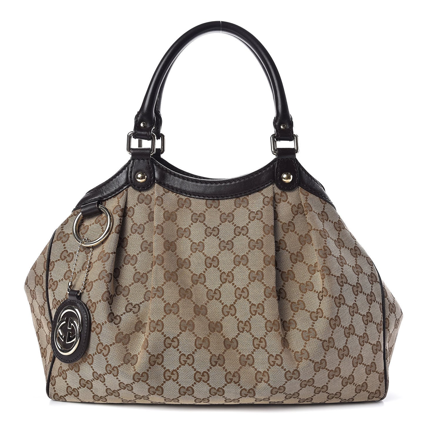 Monogram Medium Sukey Tote Dark Brown