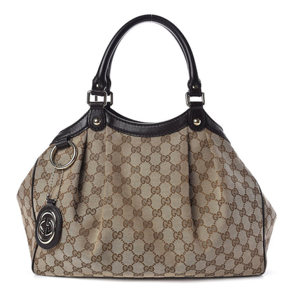Gucci Monogram Medium Sukey Tote Dark Brown 1 of 23