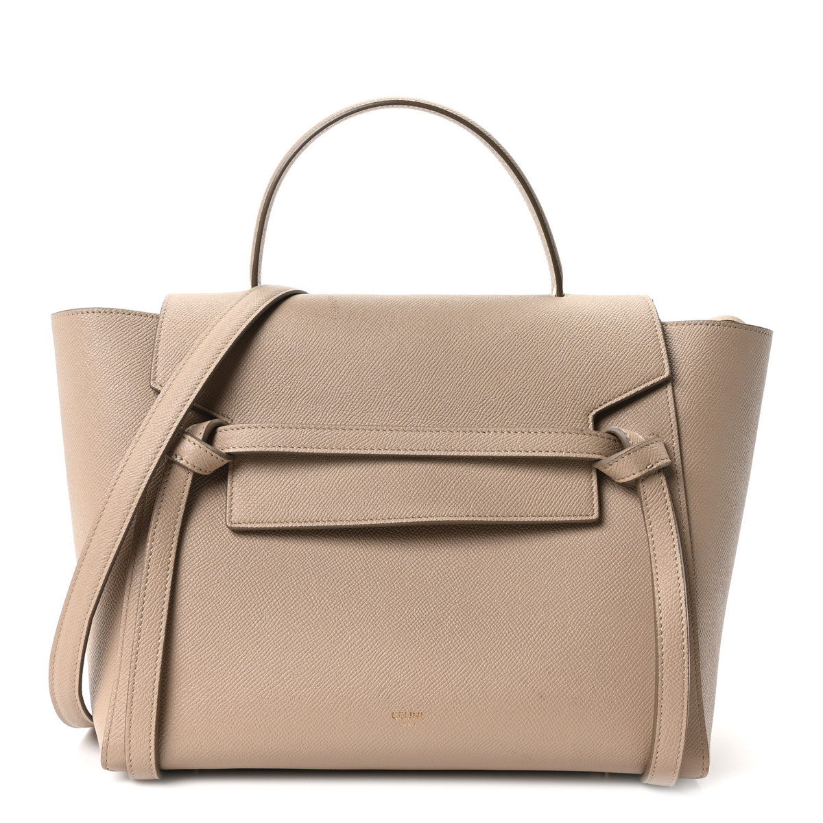 Celine Grained Calfskin Mini Belt Bag Light Taupe 1 of 10
