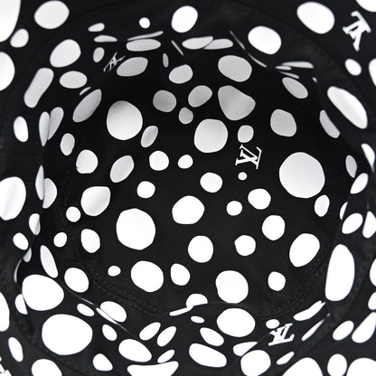 Louis Vuitton LV x YK Monogram Dots Reversible Bucket Hat S Black White 13 of 14