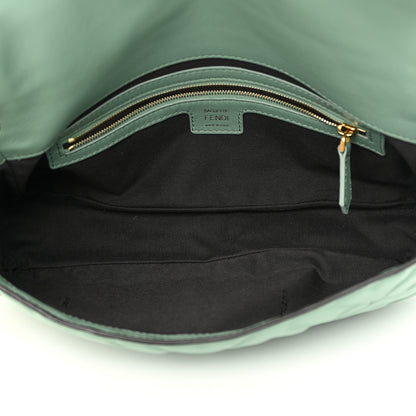 Fendi Nappa FF 1974 Embossed Baguette Menta 5 of 12