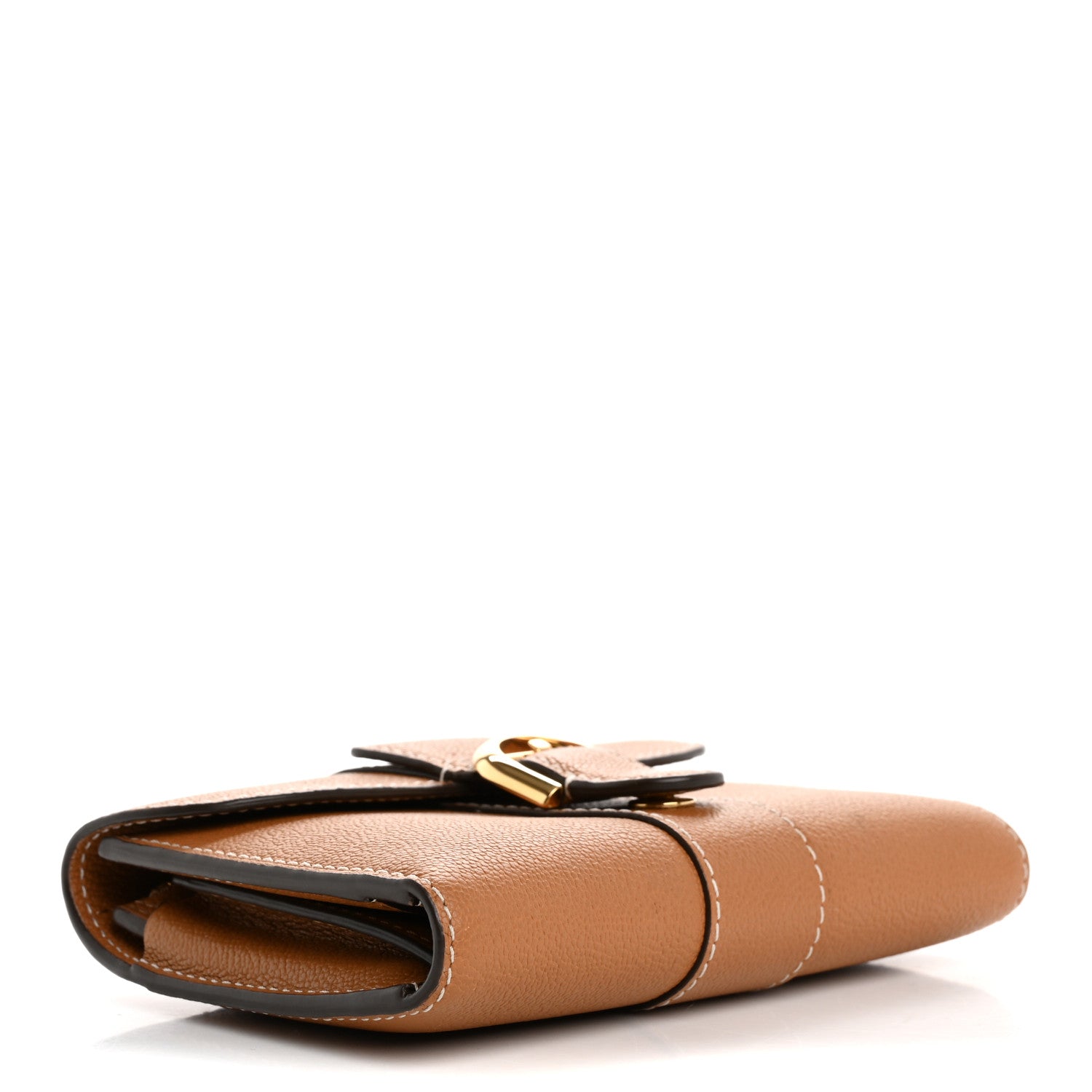 Delvaux Grained Rodeo Calfskin Brillant Compact Wallet Vegetal 5 of 10