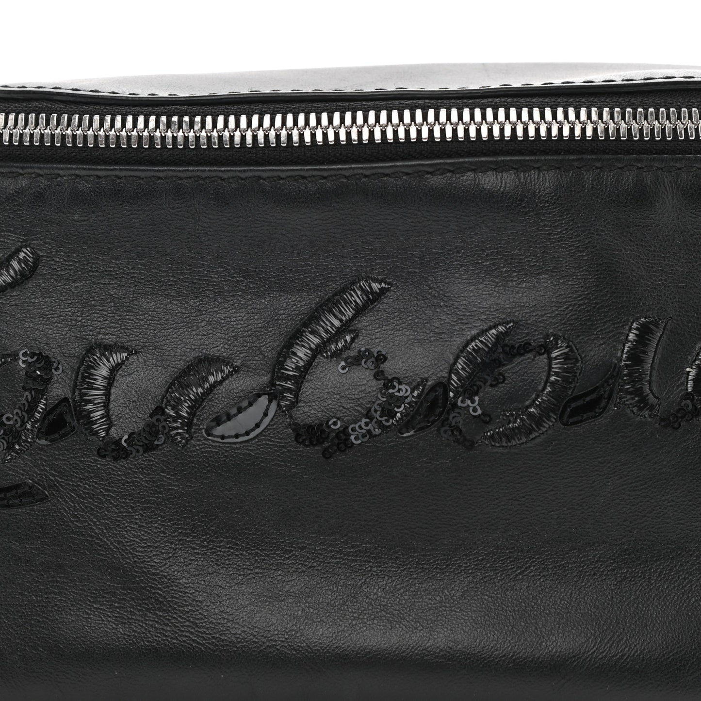 Calfskin Marie Jane Belt Bag Black