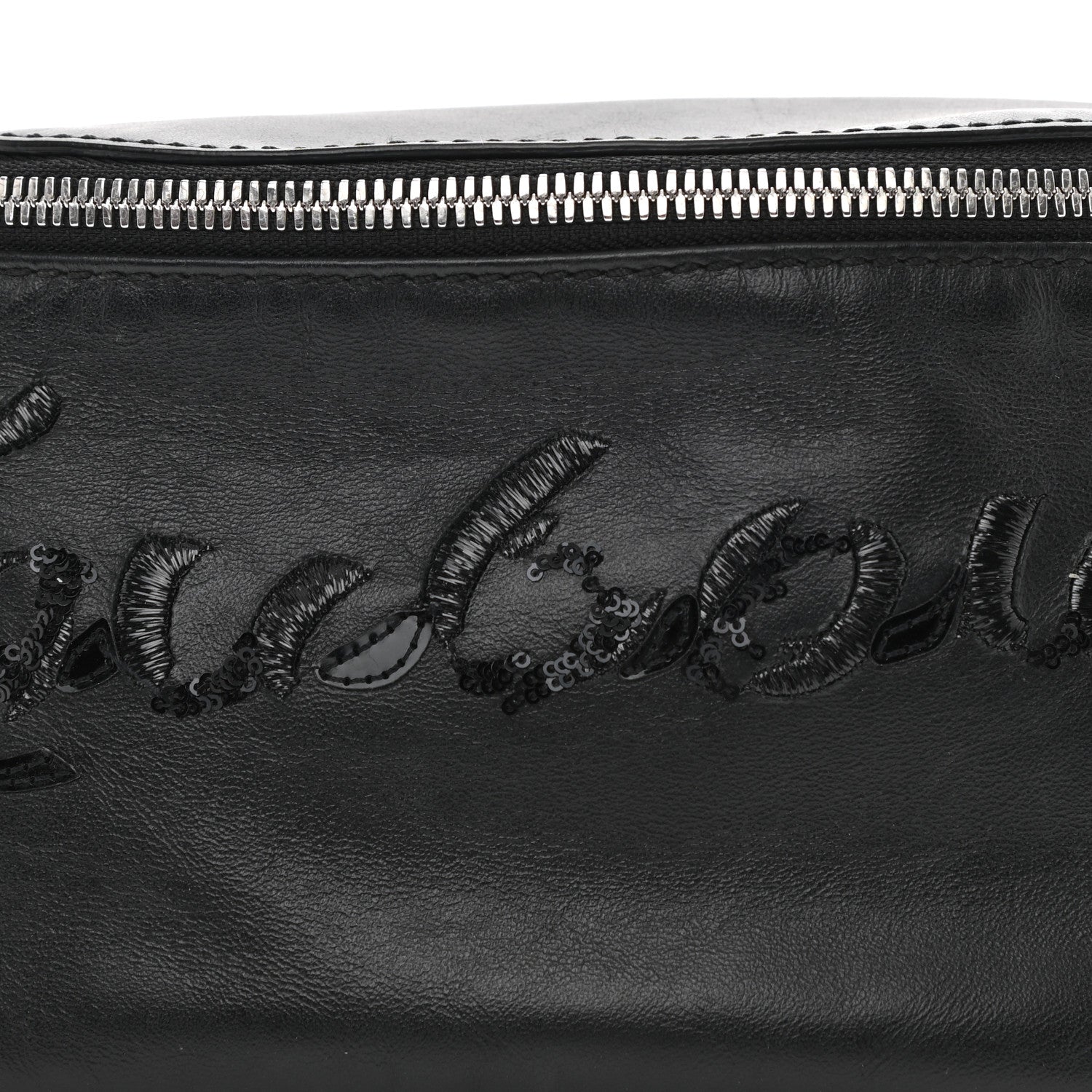 Christian Louboutin Calfskin Marie Jane Belt Bag Black 7 of 9