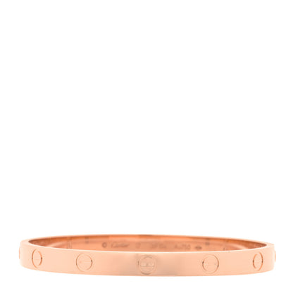Cartier 18K Pink Gold LOVE Bracelet 17 1 of 6