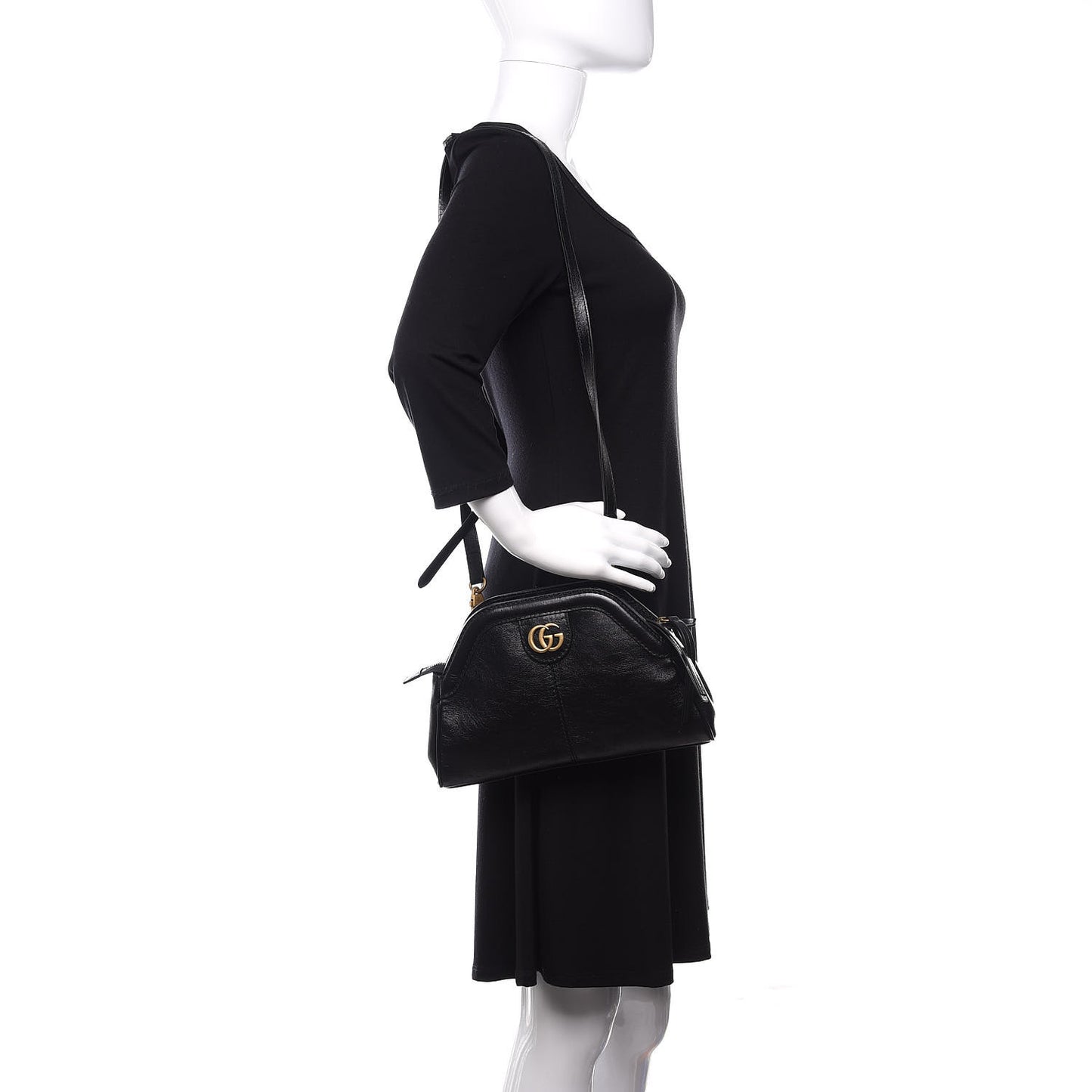 Calfskin Small Re(Belle) Crossbody Bag Black