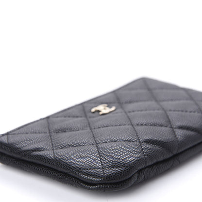 Chanel Caviar Quilted Small Cosmetic Case Black 6 of 10