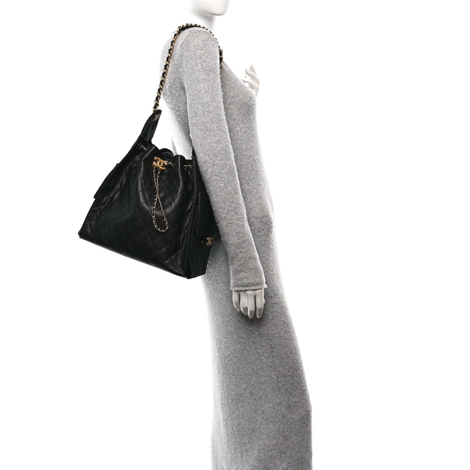 Chanel Caviar Quilted Medium Chanel 25 Handbag Black 2 of 11