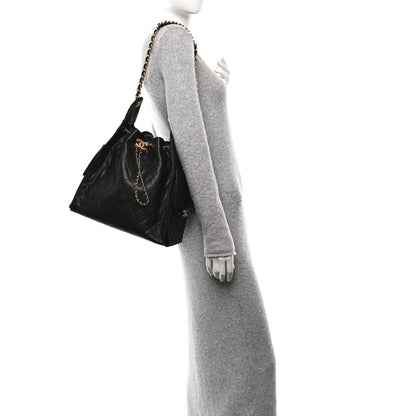 Chanel Caviar Quilted Medium Chanel 25 Handbag Black 2 of 11