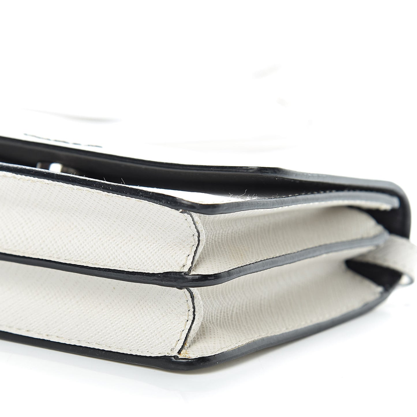 Saffiano Lux Small Crossbody Talco