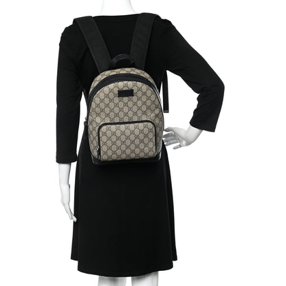 Gucci GG Supreme Monogram Small Eden Day Backpack Black 2 of 17