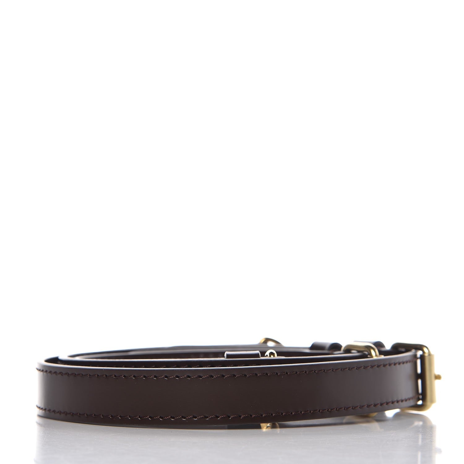 Louis Vuitton Calfskin Adjustable Speedy Bandouliere Shoulder Strap Brown 2 of 3