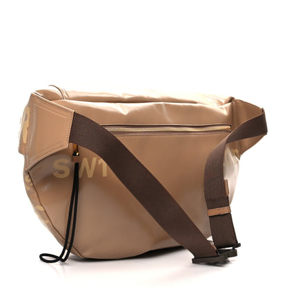 Burberry Coated Canvas Horseferry Print Extra Large Bum Bag Beige 2 of 8