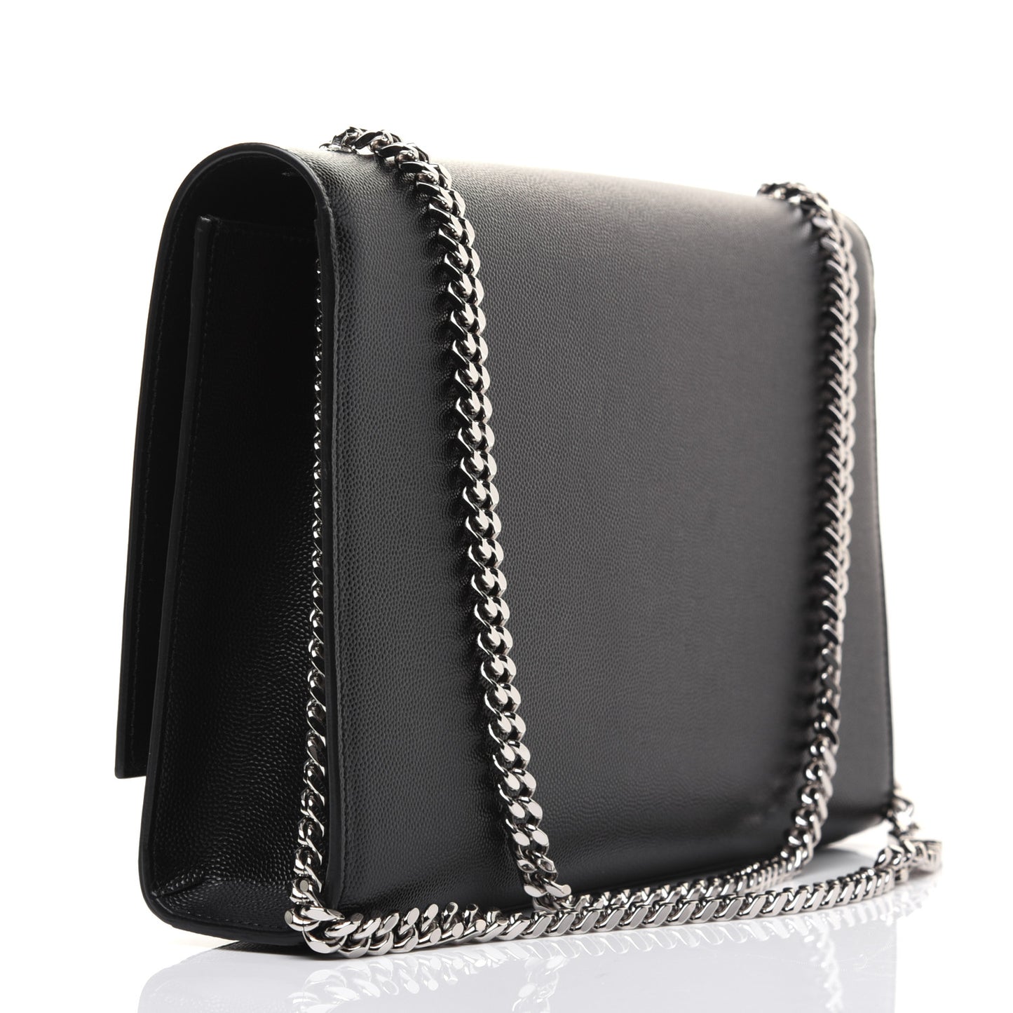 Grain De Poudre Large Classic Monogram Kate Satchel Black