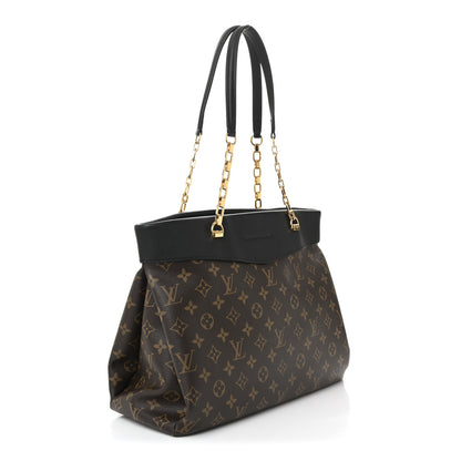 Louis Vuitton Monogram Pallas Shopper Black 3 of 9