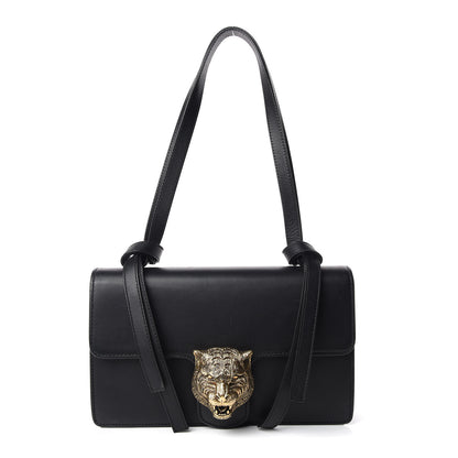 Gucci Calfskin Animalier Shoulder Bag Black 1 of 13