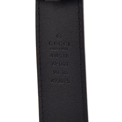 Gucci Calfskin Double G 30mm Belt 90 36 Black 4 of 6