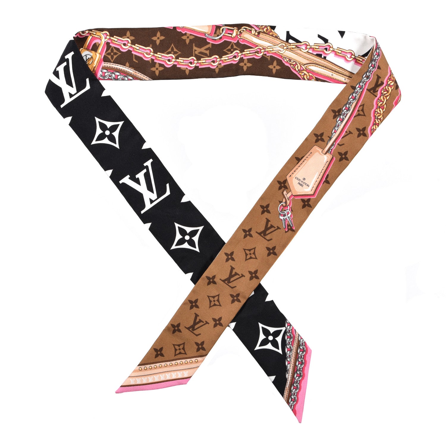 Louis Vuitton Silk Ultimate Monogram BB Bandeau Black 1 of 4