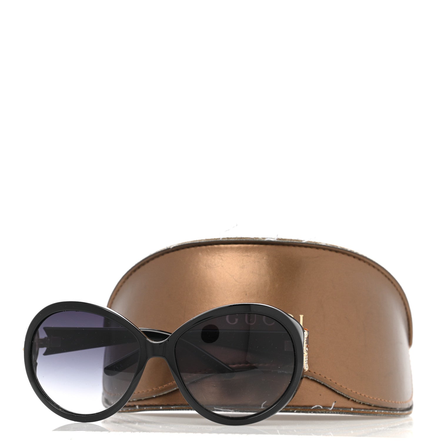 Gucci Bamboo Crystal GG 3069/S Sunglasses Black 8 of 8