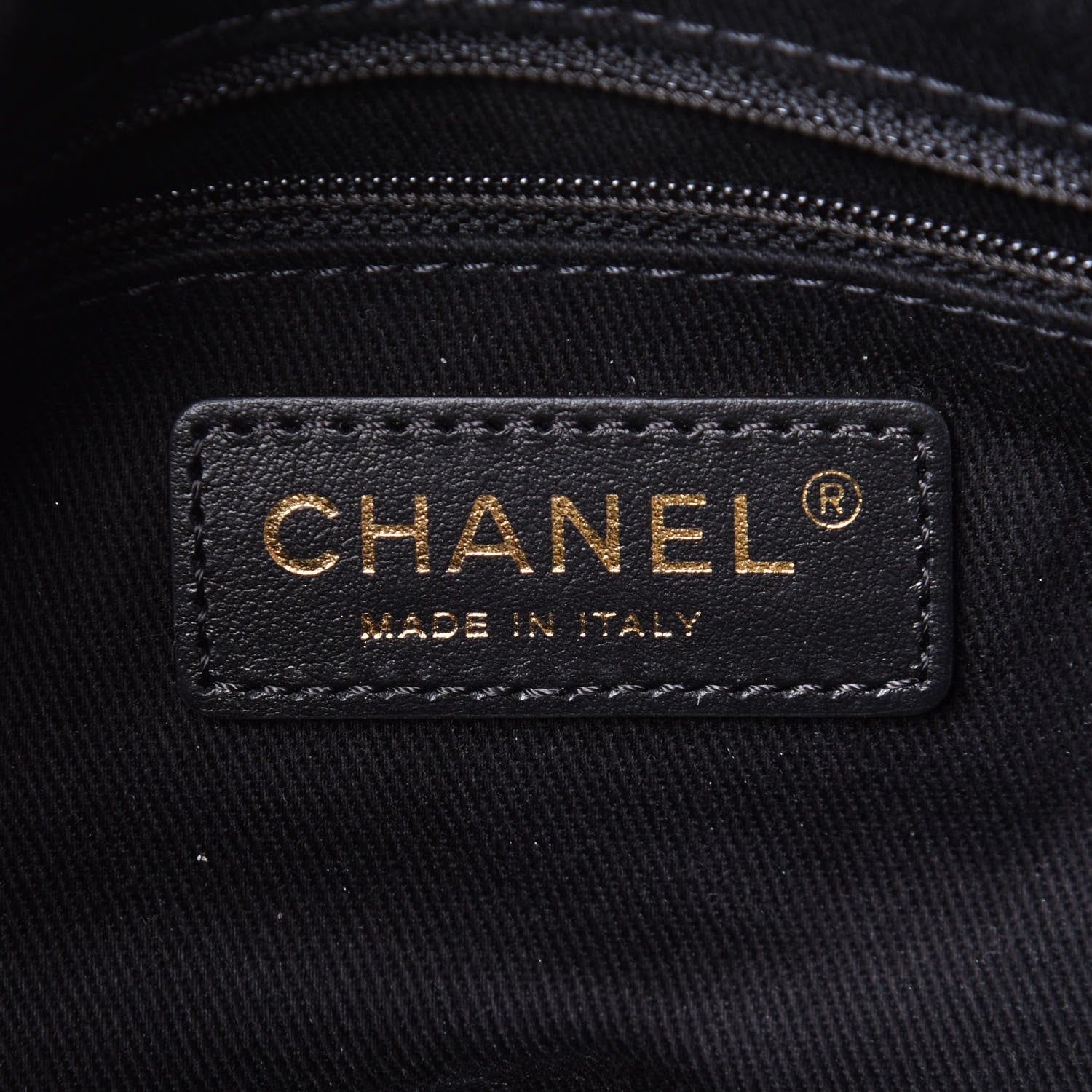 Chanel Denim Printed Destination Chenonceau Bowling Bag Charcoal Multicolor 6 of 11