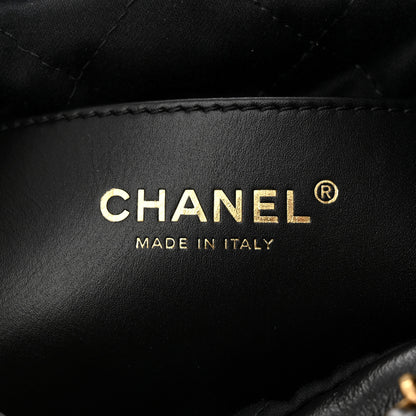 Chanel Shiny Calfskin Quilted Mini Chanel 22 Black 6 of 11