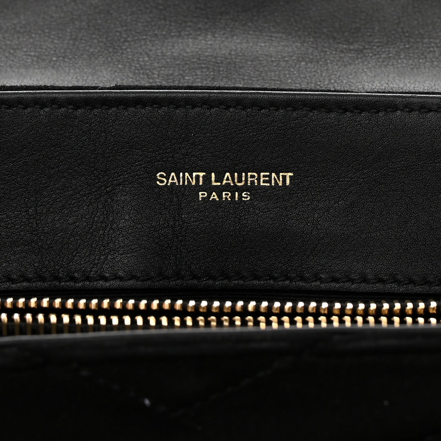 Saint Laurent Suede Calfskin Y Quilted Monogram Small Loulou Chain Satchel Black 6 of 11