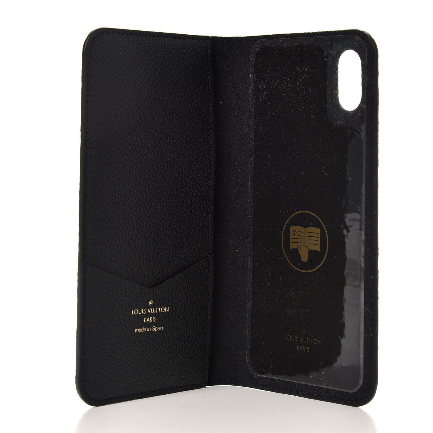 Louis Vuitton Empreinte iPhone XS Max Folio Case Black 5 of 8