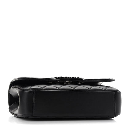 Chanel Lambskin Quilted Small CC Filigree Flap Black 4 of 9