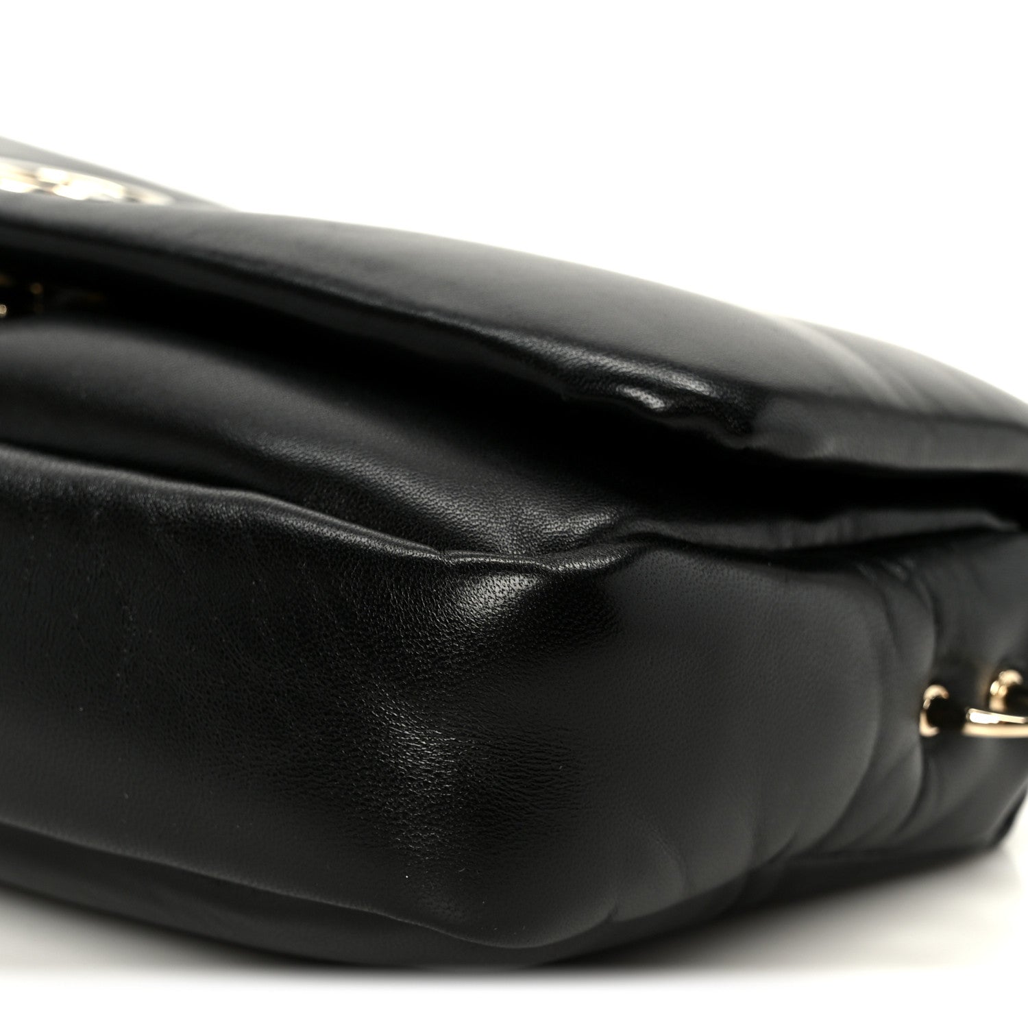 Gucci Lambskin Small GG Milano Top Handle Shoulder Bag Black 11 of 11