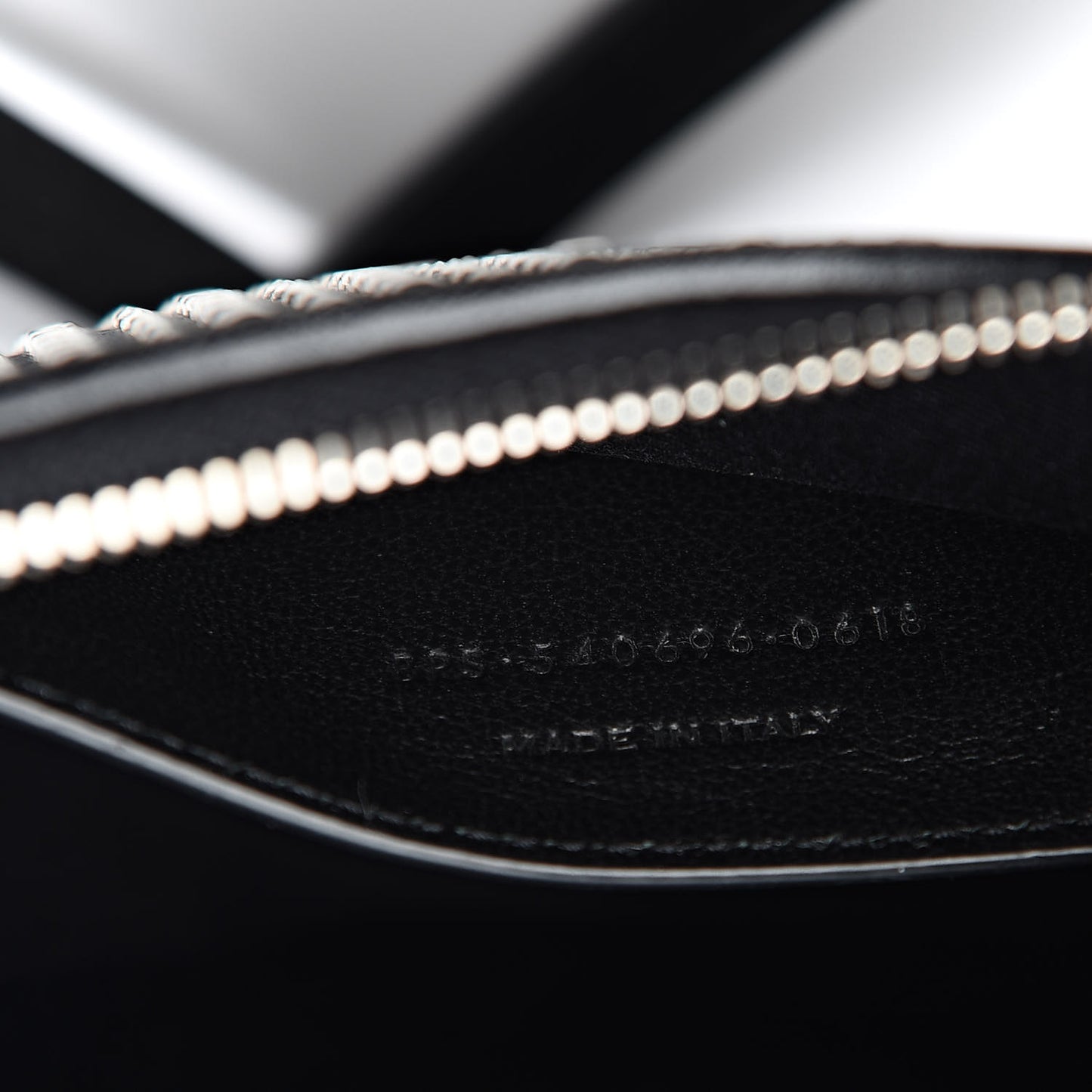Calfskin Studded Monogram Heart Shoulder Bag Black